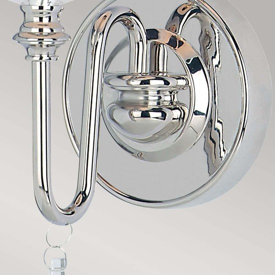 Elstead Finsbury Park Wandleuchte E14 Poliertes Nickel