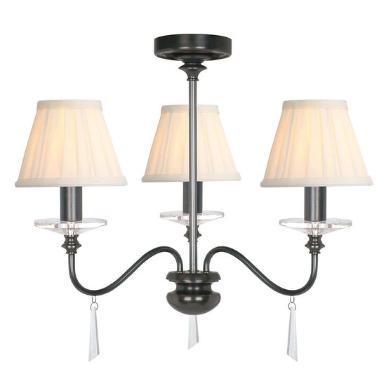 Elstead Finsbury Park Kronleuchter E14 3-fach Alte Bronze