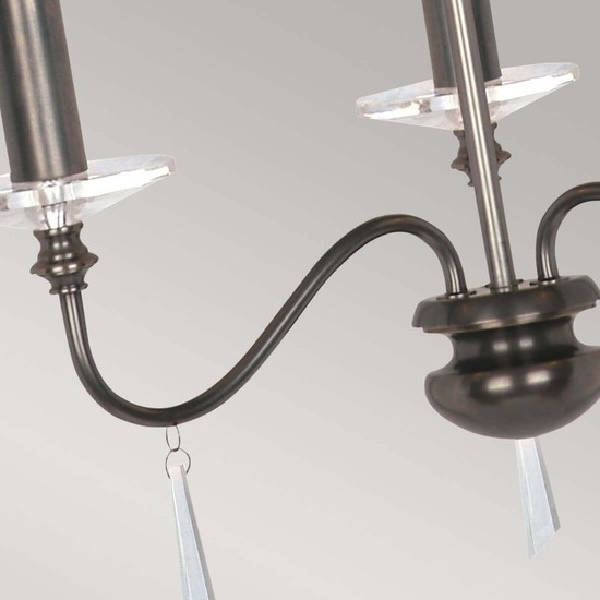 Elstead Finsbury Park Kronleuchter E14 3-fach Alte Bronze
