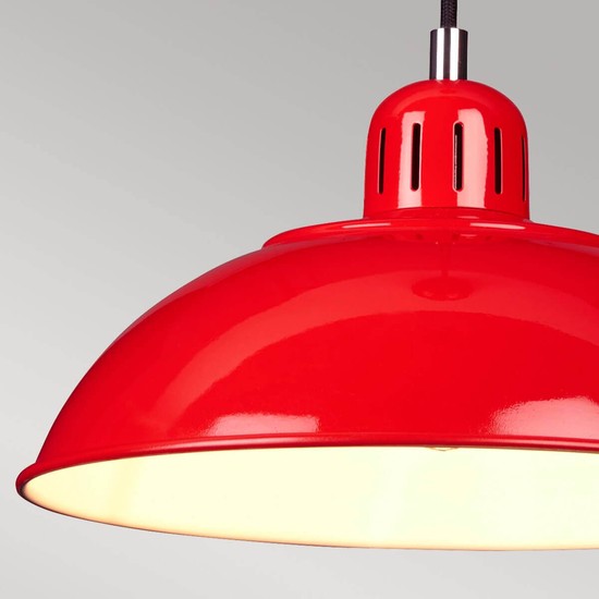 Elstead Franklin Hängeleuchte E27 Rot