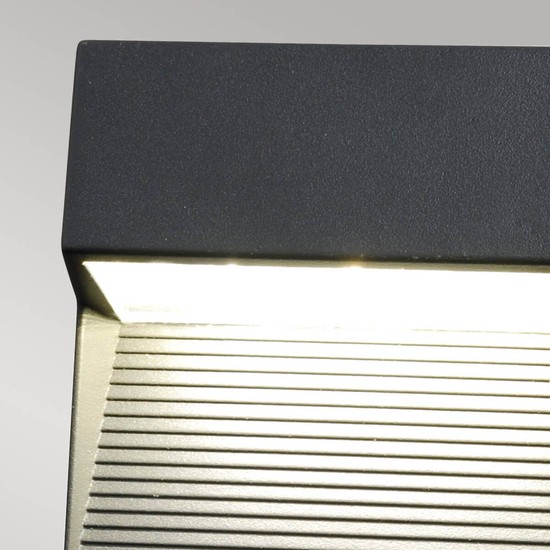 Elstead Freyr LED Außen-Wandleuchte 15cm Graphit IP54