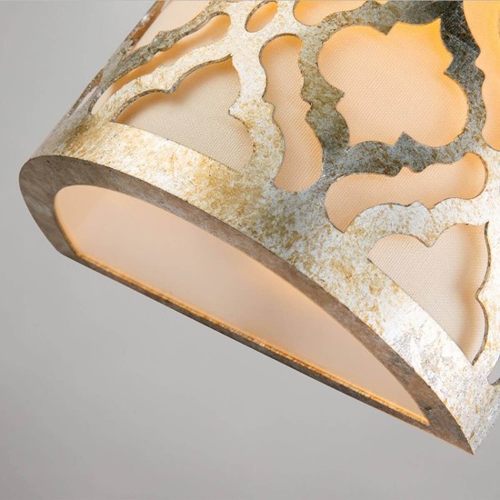 Elstead Arabella Wandleuchte E27 Gebeiztes Gold