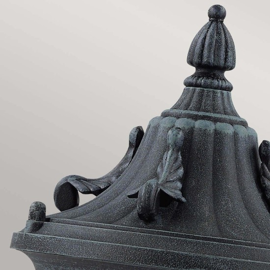 Elstead Elkstone Außen-Stehleuchte E27 1-fach Grünspan IP44
