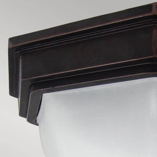 Elstead Fairford Außen-Deckenleuchte E27 2-fach Alte Bronze IP44