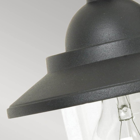 Elstead Sandown Außen-Wandleuchte E27 Schwarz IP44