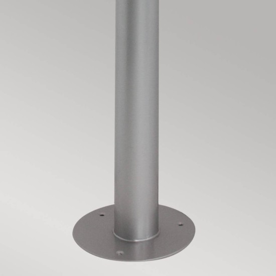 Elstead Helsingor Außen-Stehleuchte E27 100cm Silber IP44