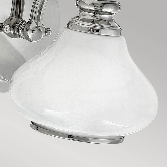 Elstead Ainsley LED Wandleuchte G9 Poliertes Chrom IP44