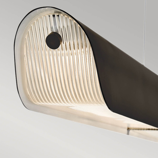 Elstead Arco LED Pendelleuchte Schwarzes Oxid Schwarz Oxid