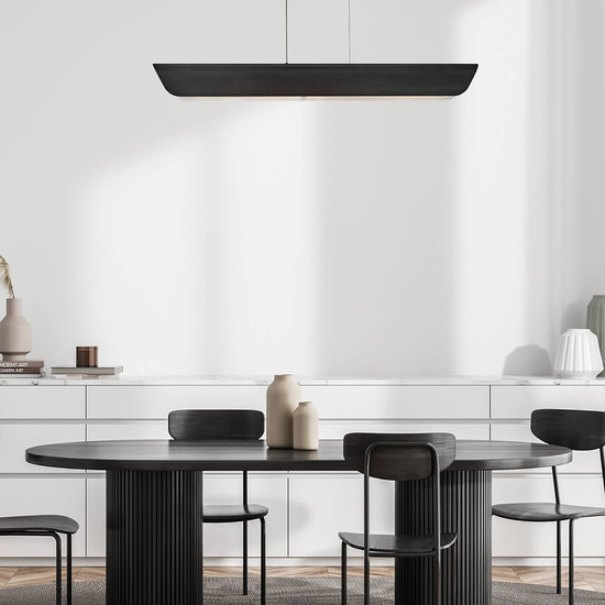 Elstead Arco LED Pendelleuchte Schwarzes Oxid Schwarz Oxid