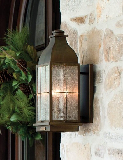 Elstead Bingham Außen-Wandleuchte E14 2-fach Siena IP44