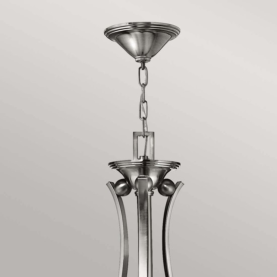 Elstead Bolla Kronleuchter E27 9-fach Nickel gebürstet