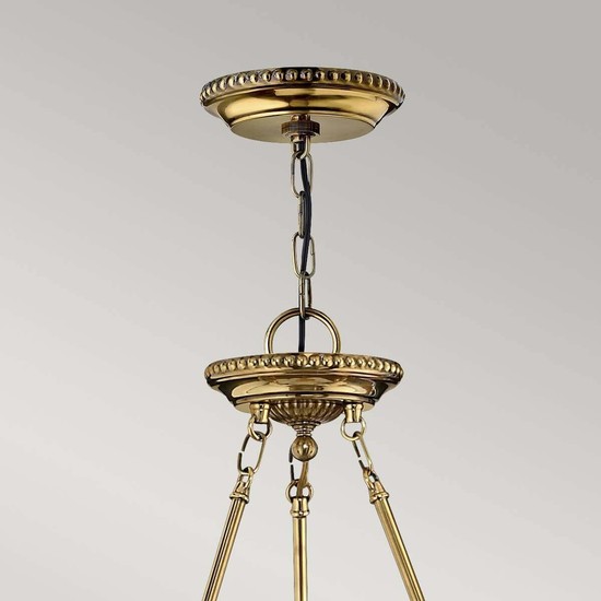 Elstead Cambridge Hängeleuchte E14 3-fach 107cm Brüniertes Messing