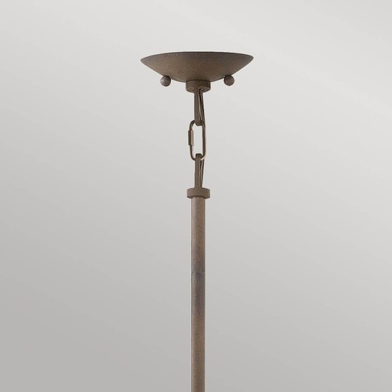 Elstead Carson Außen-Kronleuchter E14 3-fach Vintage Eisen IP44