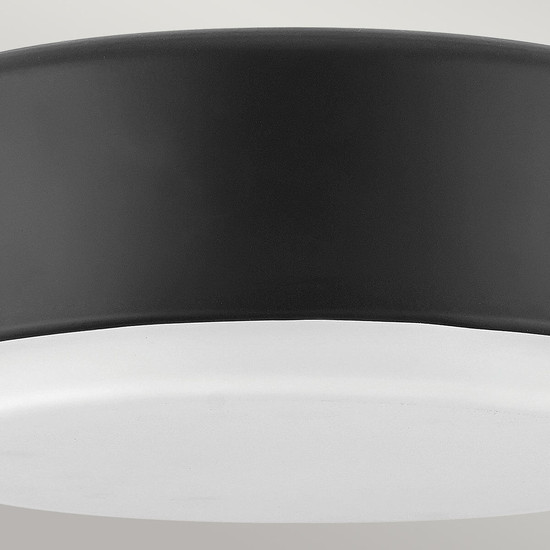 Elstead Cedric Deckenleuchte E27 2-fach Schwarz Opal