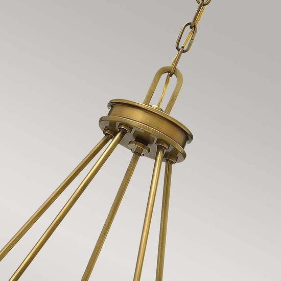 Elstead Collier Kronleuchter E27 5-fach Heritage Messing
