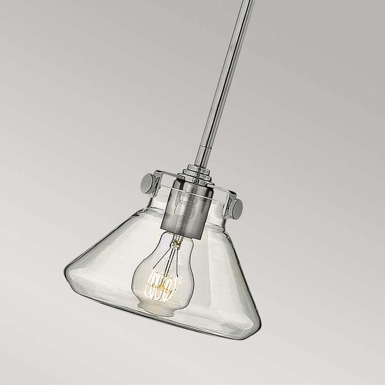 Elstead Congress Hängeleuchte E27 18cm Chrom