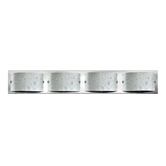 Elstead Daphne LED Wandleuchte G9 4-fach Poliertes Chrom IP44