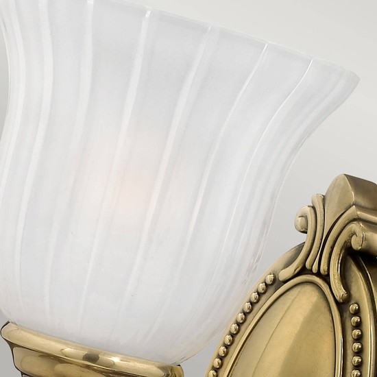 Elstead Francoise LED Wandleuchte G9 Brüniertes Messing IP44