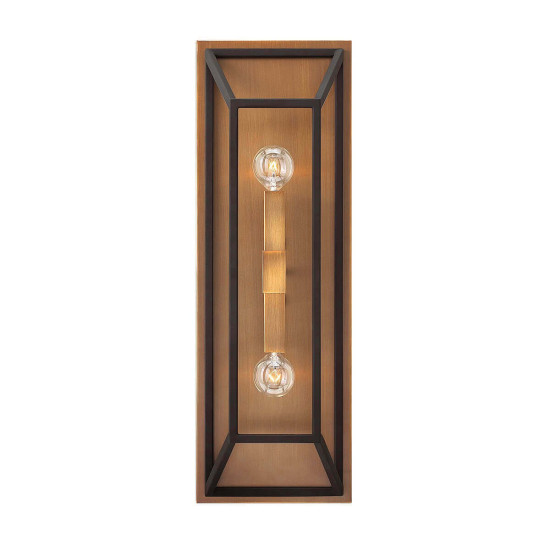 Elstead Fu Lighton Wandleuchte E14 2-fach Bronze