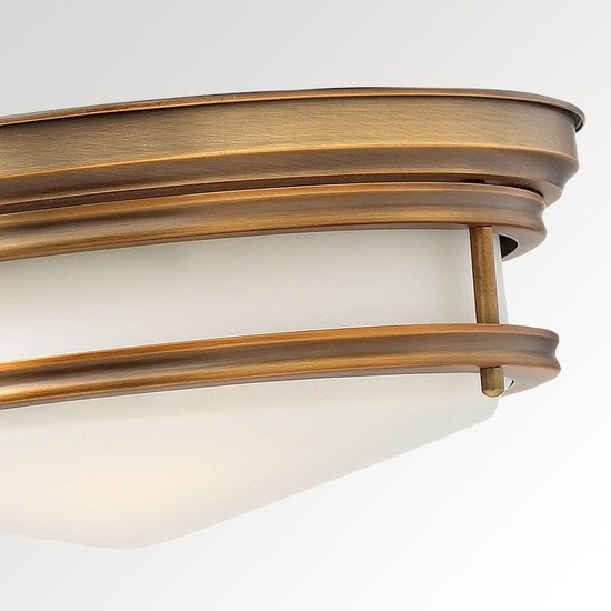Elstead Hadley Deckenleuchte E27 3-fach Gebürstete Bronze