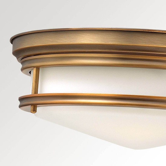 Elstead Hadley Deckenleuchte E27 3-fach Gebürstete Bronze