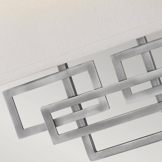 Elstead Lanza Wandleuchte E14 2-fach Antikes Nickel