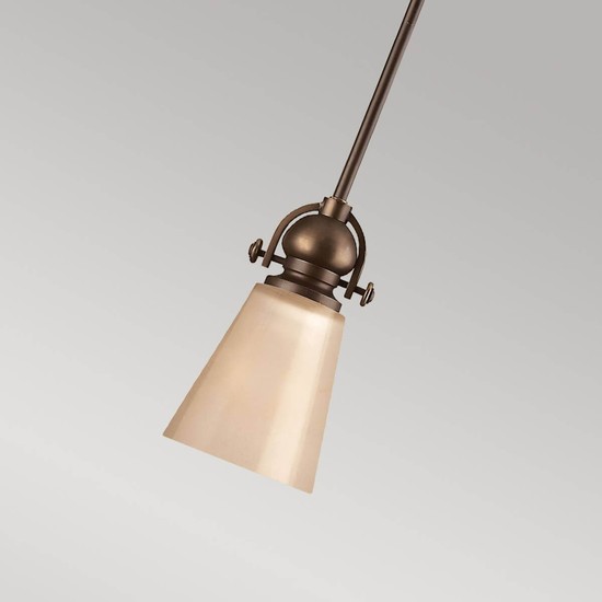 Elstead Mayflower Hängeleuchte E27 21cm Ältere Bronze