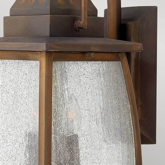 Elstead Montauk Außen-Wandleuchte E14 2-fach 44cm Siena IP44