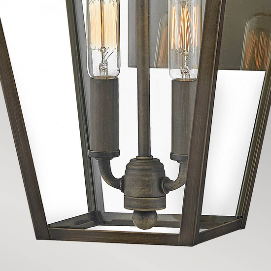 Elstead Palma Außenwandleuchte E14 2-fach Brünierte Bronze IP44