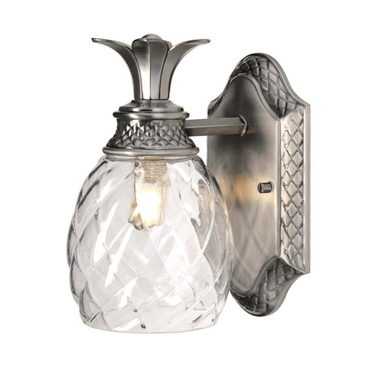 Elstead Plantation LED Wandleuchte G9 Poliertes antikes Nickel IP44