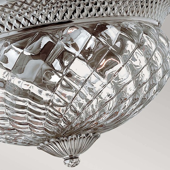 Elstead Plantation Deckenleuchte E27 3-fach Poliertes antikes Nickel