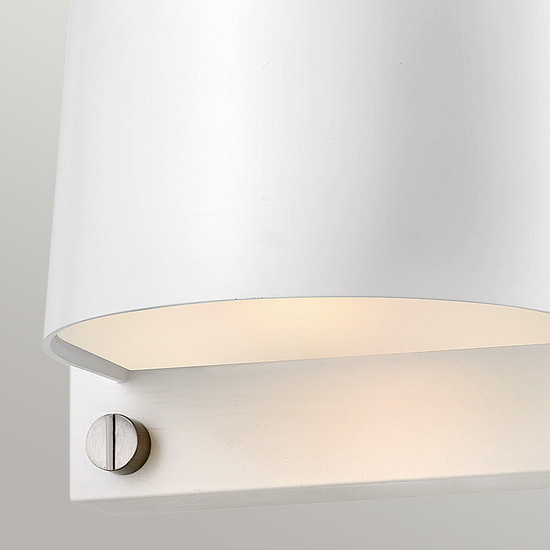 Elstead Scout Außenwandleuchte GU10 LED Satin weiß IP44 Anti-Meerwasser