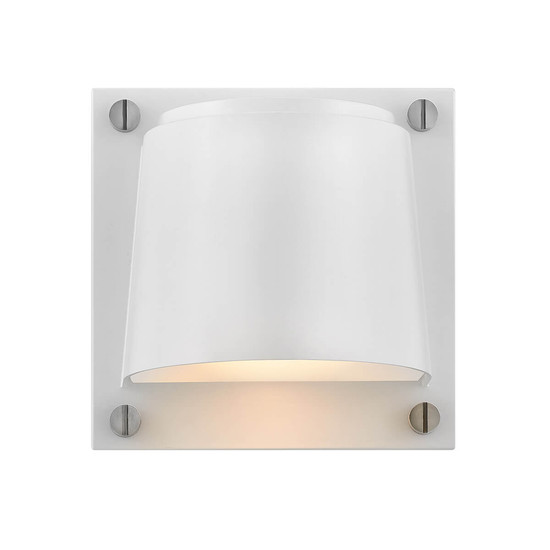 Elstead Scout Außenwandleuchte GU10 LED Satin weiß IP44 Anti-Meerwasser