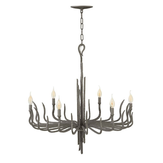 Elstead Spyre Kronleuchter E14 6-fach Metallische, matte Bronze