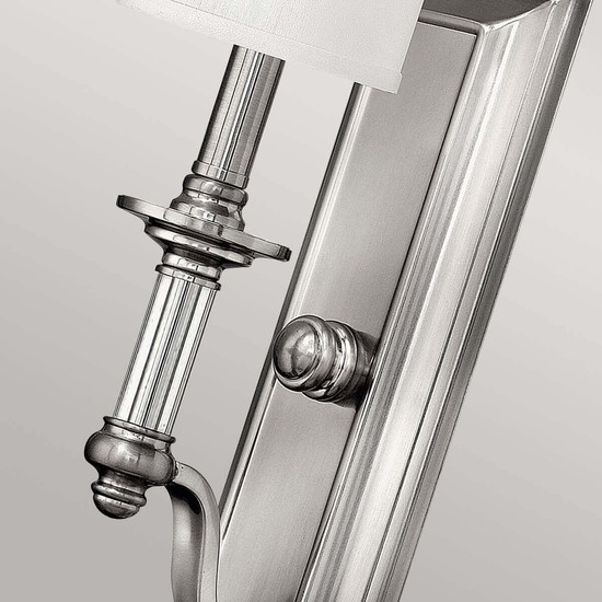 Elstead Sussex Wandleuchte E14 Nickel gebürstet