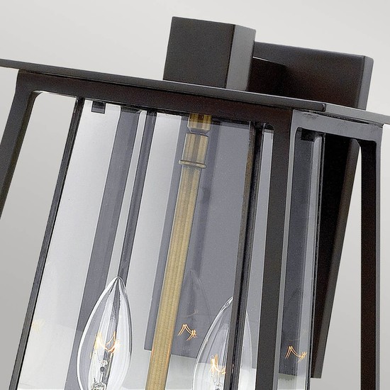 Elstead Walker Außen-Wandleuchte E14 2-fach Buckeye Bronze IP44