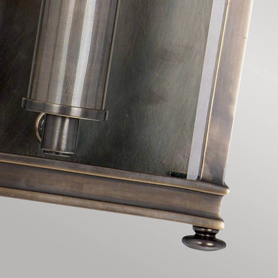 Elstead Holborn Außen-Wandleuchte E14 Dunkle Bronze IP44