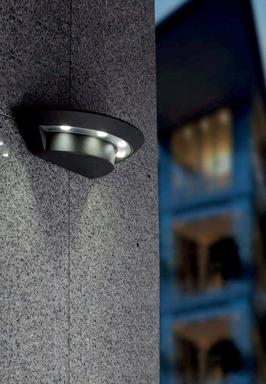 Elstead Kasper LED Außen-Wandleuchte Graphit IP54