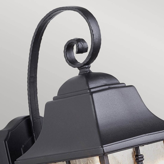 Elstead Kent Außen-Wandleuchte E27 Schwarz IP44
