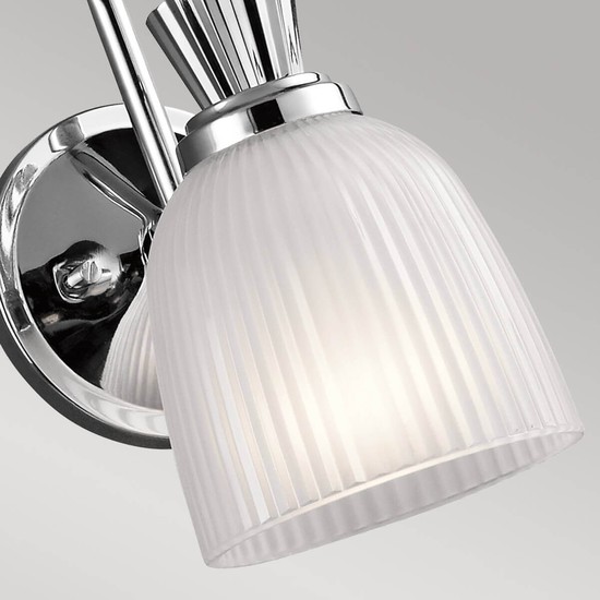Elstead Cora LED Wandleuchte G9 Poliertes Chrom IP44