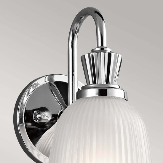 Elstead Cora LED Wandleuchte G9 Poliertes Chrom IP44