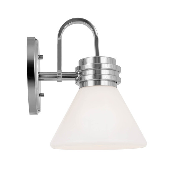 Elstead Farum Wandleuchte G9 Poliertes Chrom Weiß IP44