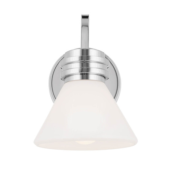 Elstead Farum Wandleuchte G9 Poliertes Chrom Weiß IP44
