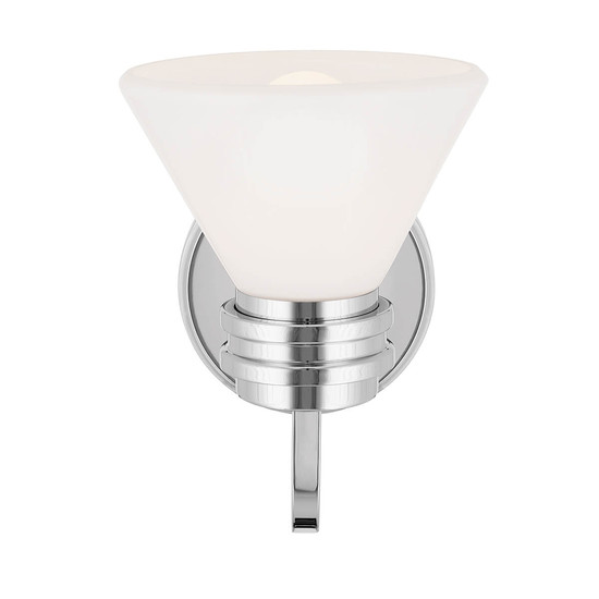Elstead Farum Wandleuchte G9 Poliertes Chrom Weiß IP44