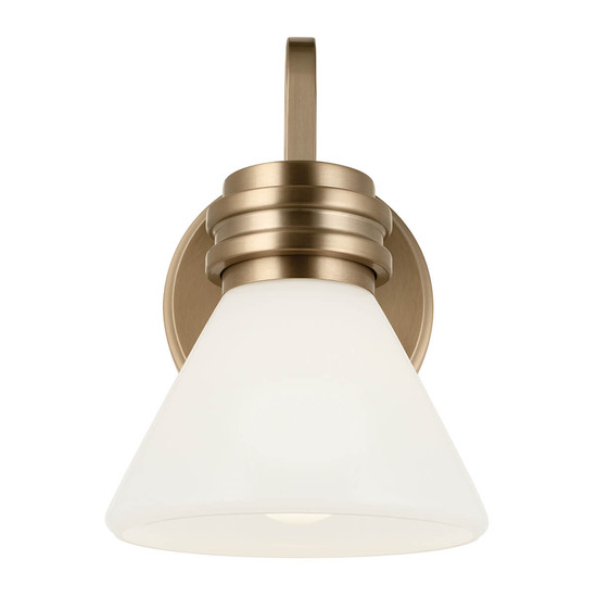 Elstead Farum Wandleuchte G9 Champagnerbronze Weiß IP44