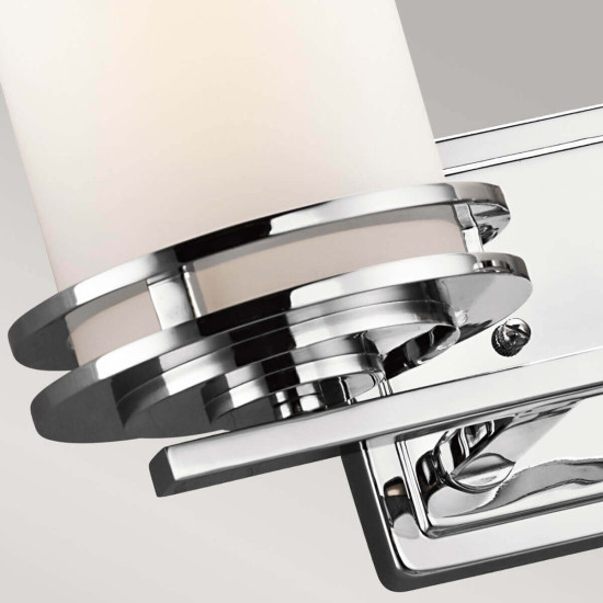 Elstead Hendrik LED Wandleuchte G9 2-fach Poliertes Chrom IP44