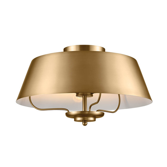 Elstead Luella Pendelleuchte E14 3-fach Gebürstetes Naturmessing