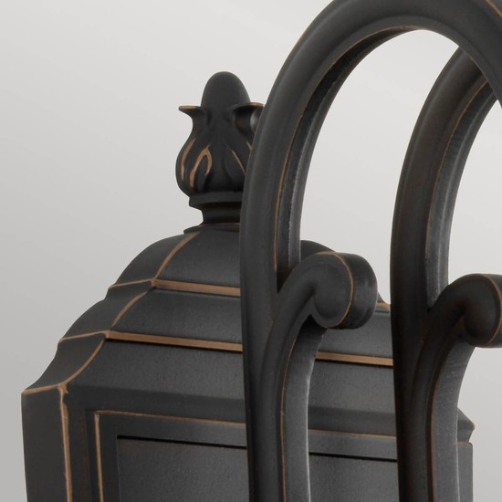 Elstead Luverne Außen-Wandleuchte E27 46cm Rubinierte Bronze IP44