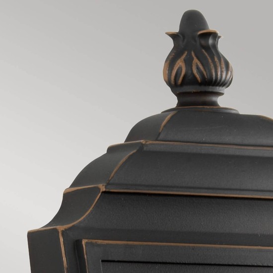 Elstead Luverne Außen-Wandleuchte E27 34cm Rubinierte Bronze IP44