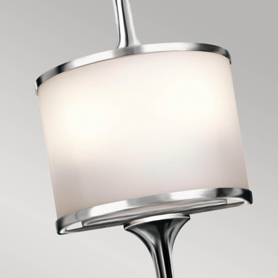 Elstead Mona LED Wandleuchte G9 2-fach 56cm Poliertes Chrom IP44